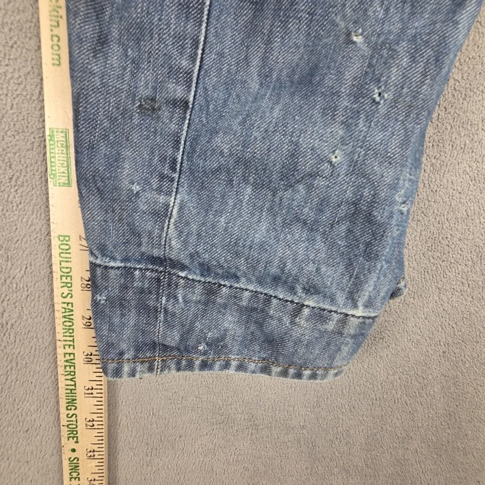 VTG Levis Engineered Jeans Mens Twisted One Pocket Buckle Y2K Stains‎ Fits 29x30